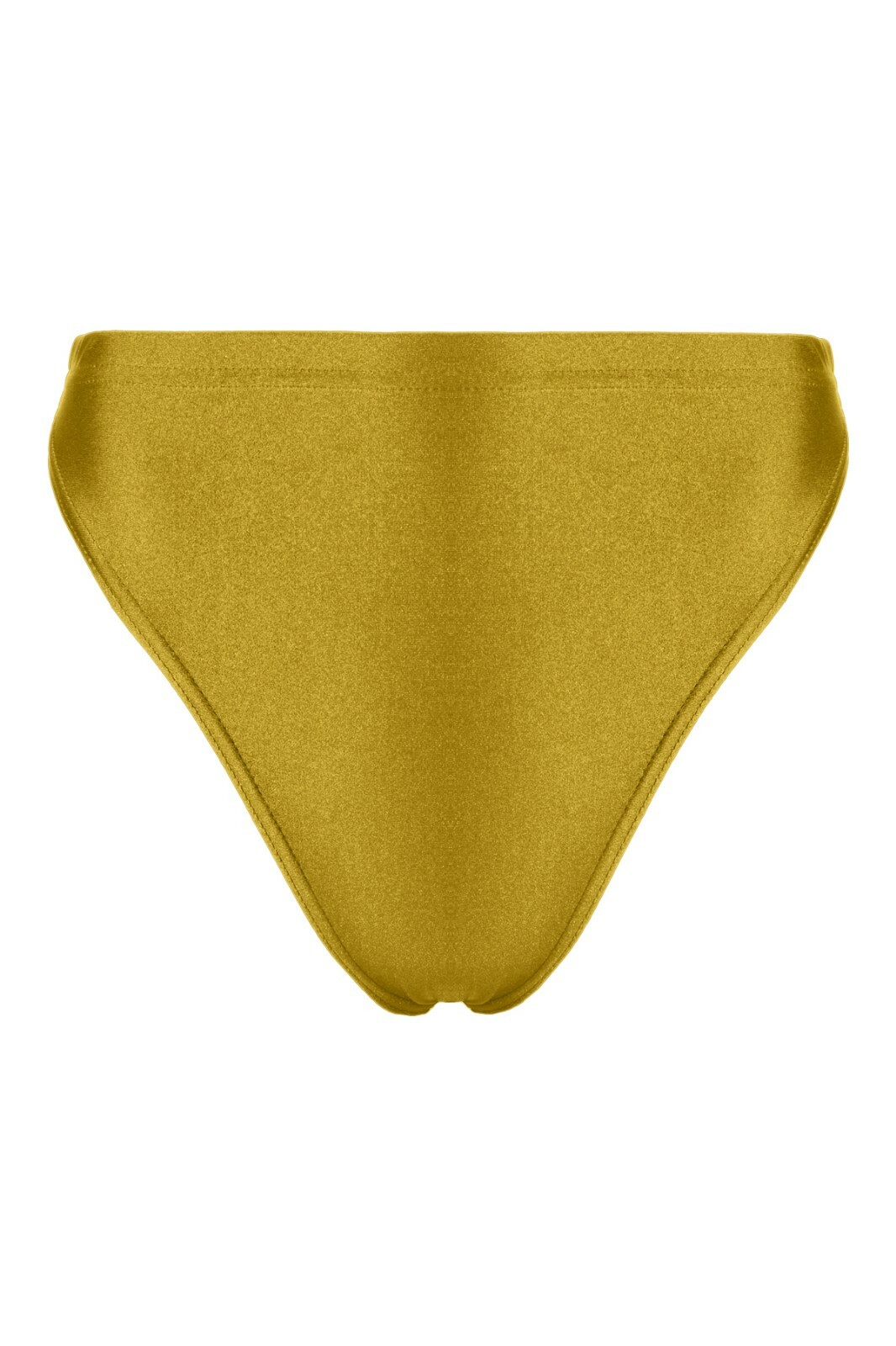 Damen String-Slip Gold hauteng elastisch stretch shiny glänzend S bis XXL