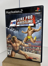Fire Pro Wrestling Returns (Sony PlayStation 2, 2007, PS2) Complete with Manual