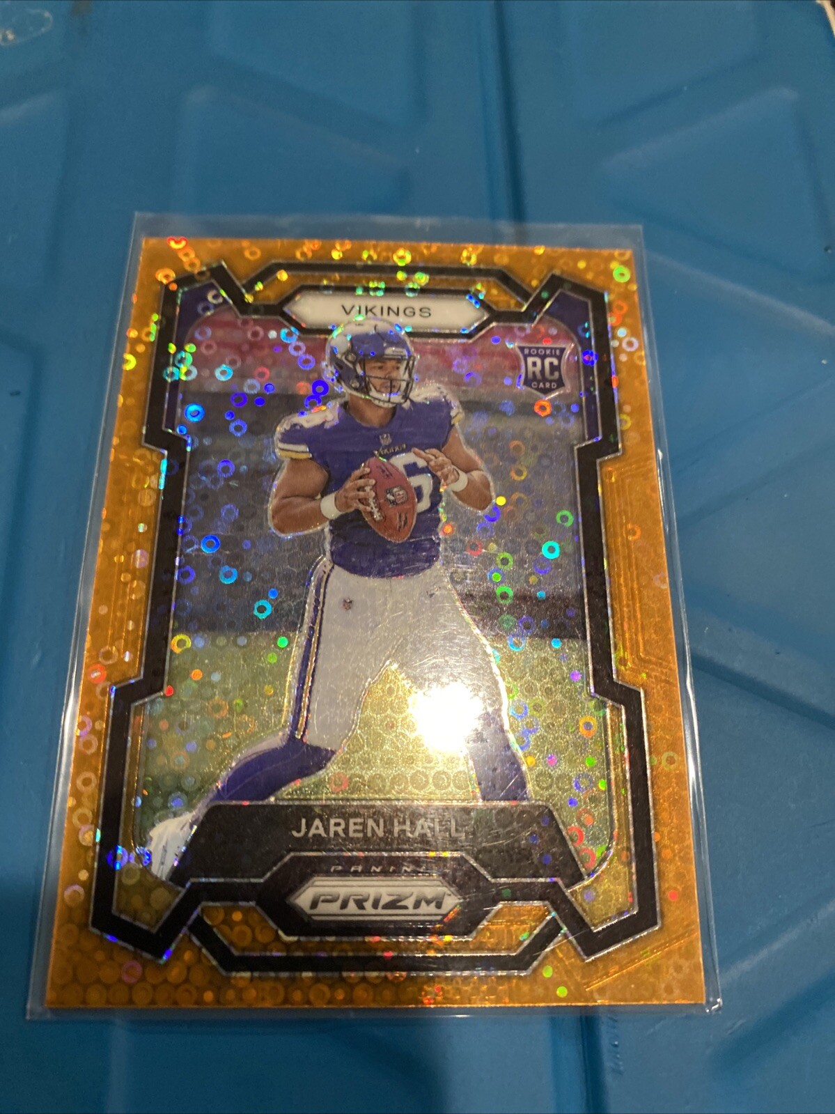 Jaren Hall 2023 Panini Prizm Orange Disco Prizm 367 Minnesota Vikings RC #2