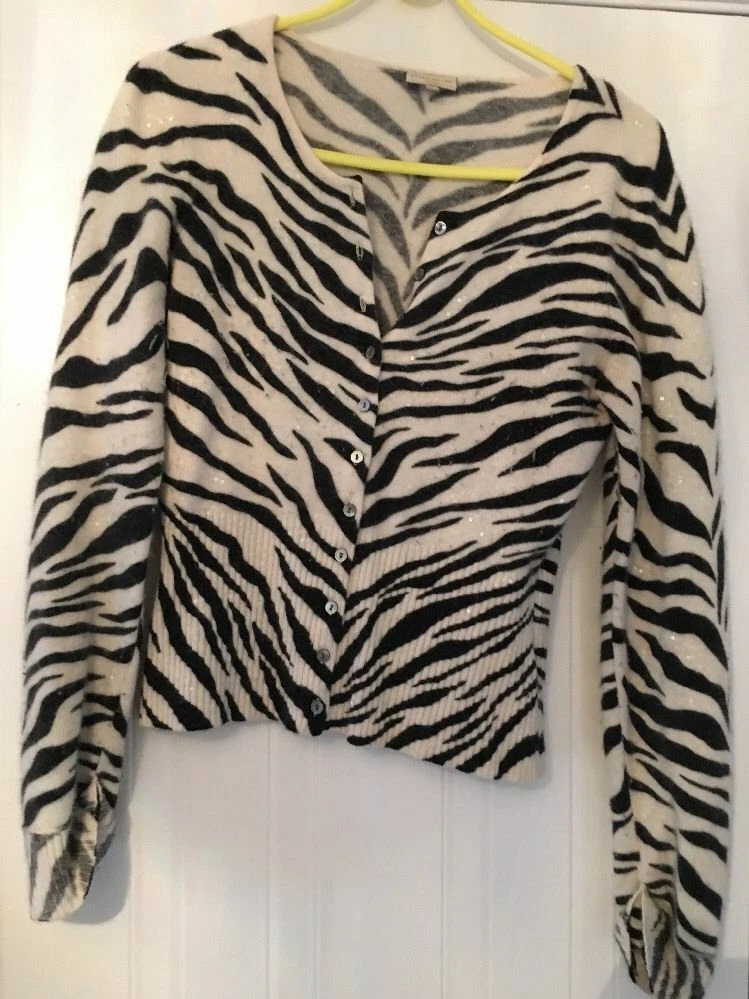 Karen millen shop animal print cardigan