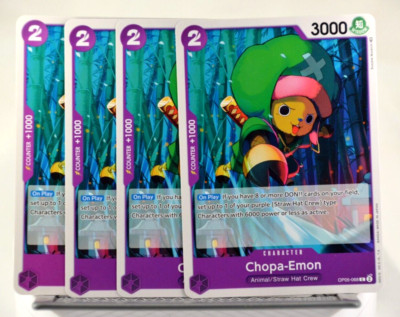 OP05-068 Chopa-Emon (C) Awakening of the New Era One Piece CCG x4 Playset