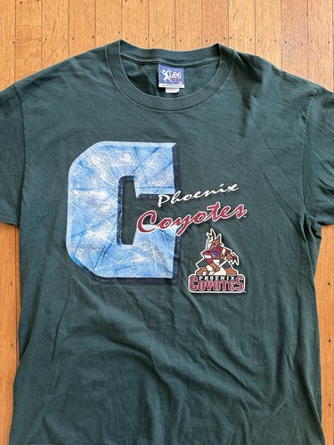 Vintage Lee Sport Arizona Phoenix Coyotes Logo T-Shirt USA Size XL NHL Retro - Picture 2 of 4