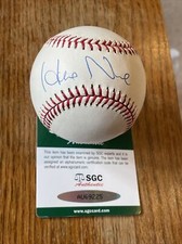 Hideo Nomo SIGNED LA DodgersOFFICIAL  Baseball Autograph Authentic SGC Certified
