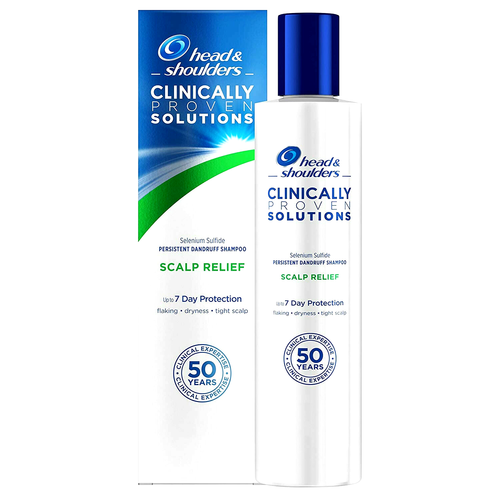 8 x 130ml Head & Shoulders Scalp Clinically Proven Relief Shampoo 7 Day Protection