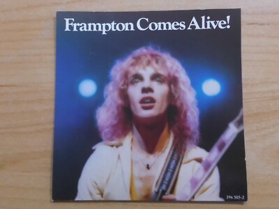 PETER FRAMPTON CD: FRAMPTON COMES ALIVE  (EUROPE; A&M 396505-2)