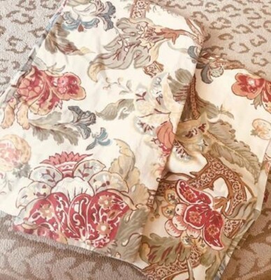 Pottery Barn Graciela Drapes Set 2 Neutral 50x 84 Floral Graciella Rare More+