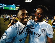 Sporting KC Gerso Fernandes Latif Blessing Autographed Signed 8x10 MLS Photo COA