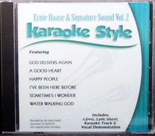 Ernie Haase  Signature Sound Volume 2 Karaoke Style NEW CD G Daywind 6 Songs