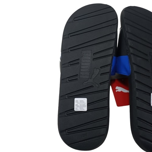 Sandalias PUMA Auténticas Cool Cat Tech Para Hombres Sin Cordones Negras/Azul Real Talla 10 - Imagen 4 de 9