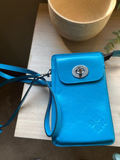 PATRICIA NASH TEAL BLUE WALLET Crossbody BAG