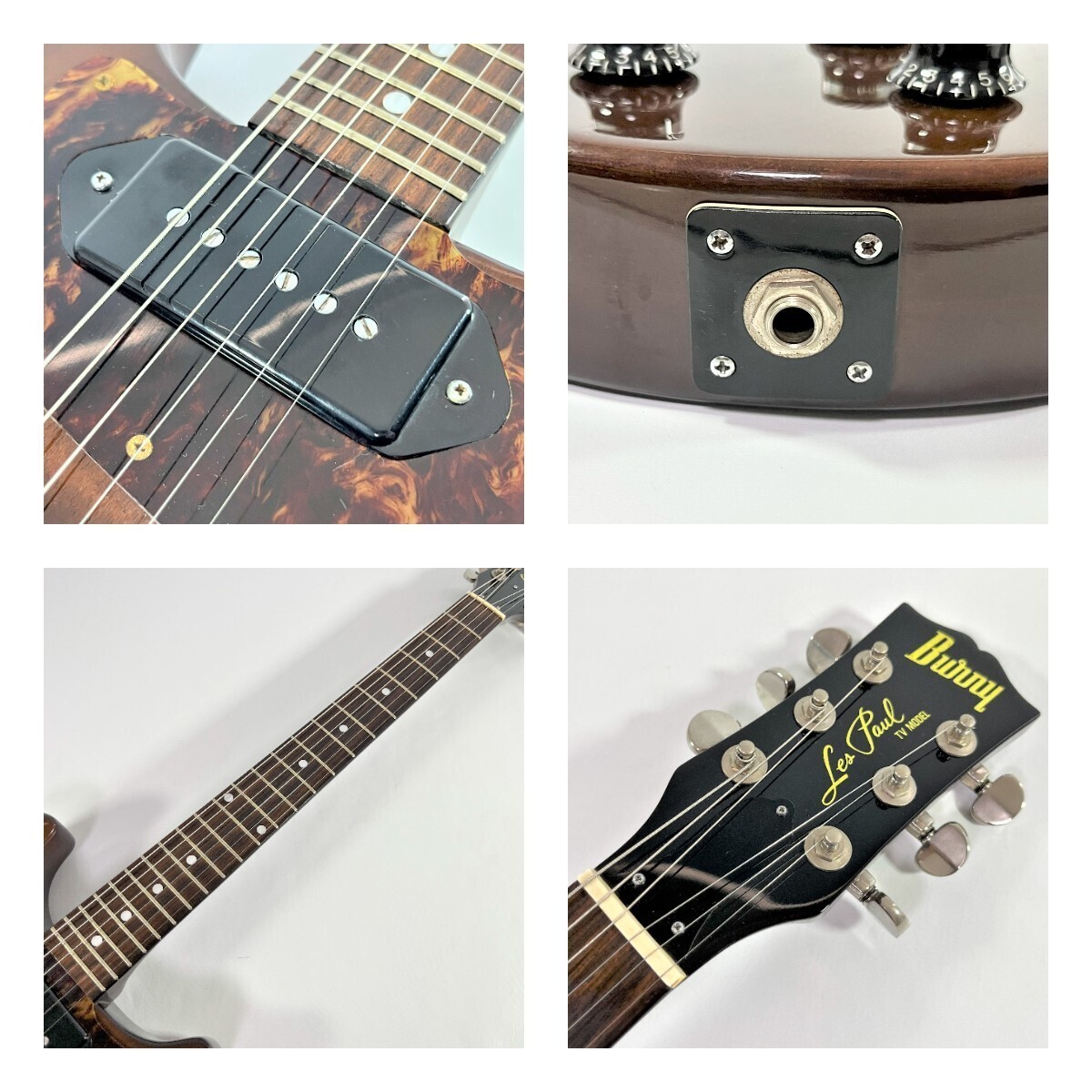 70s BURNY FTV-90 MIJ Les Paul Jr Double Cutaway P-90 x2 Natural 