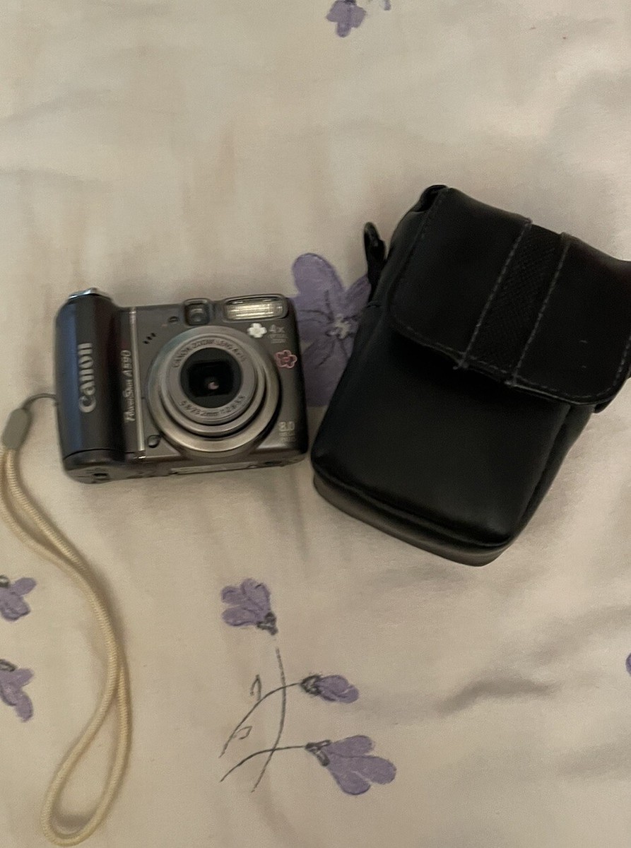Canon PowerShot A590 IS 8.0MP Digital Camera - Gray - Read