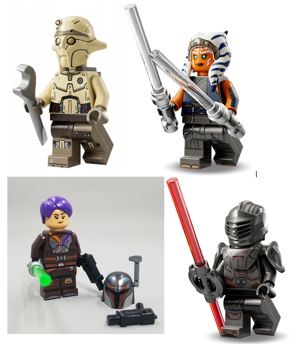 LEGO STAR WARS Ahsoka Tano Minifigures from set 75362 T-6 Jedi