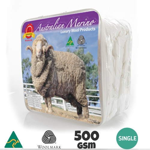 All Size AUS MADE 100% Merino Wool Quilt Doona Duvet Blanket All Season - 500GSM - Picture 11 of 17