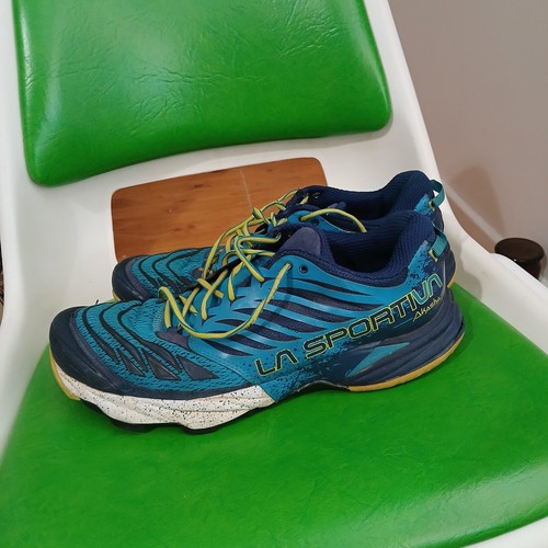 Mens La Sportiva Akasha Trail Rocker Running Shoes- Size Us 12- Blue Gorpcore - Picture 4 of 7