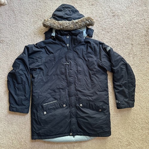 Giacca sportiva montagna orientale uomo grande piumino imbottito full zip parka EMS