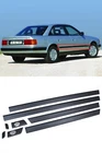 Door Trim Side Strips Moulding Set for Audi 100 C4 1990-1994 L+R + Clips NEW