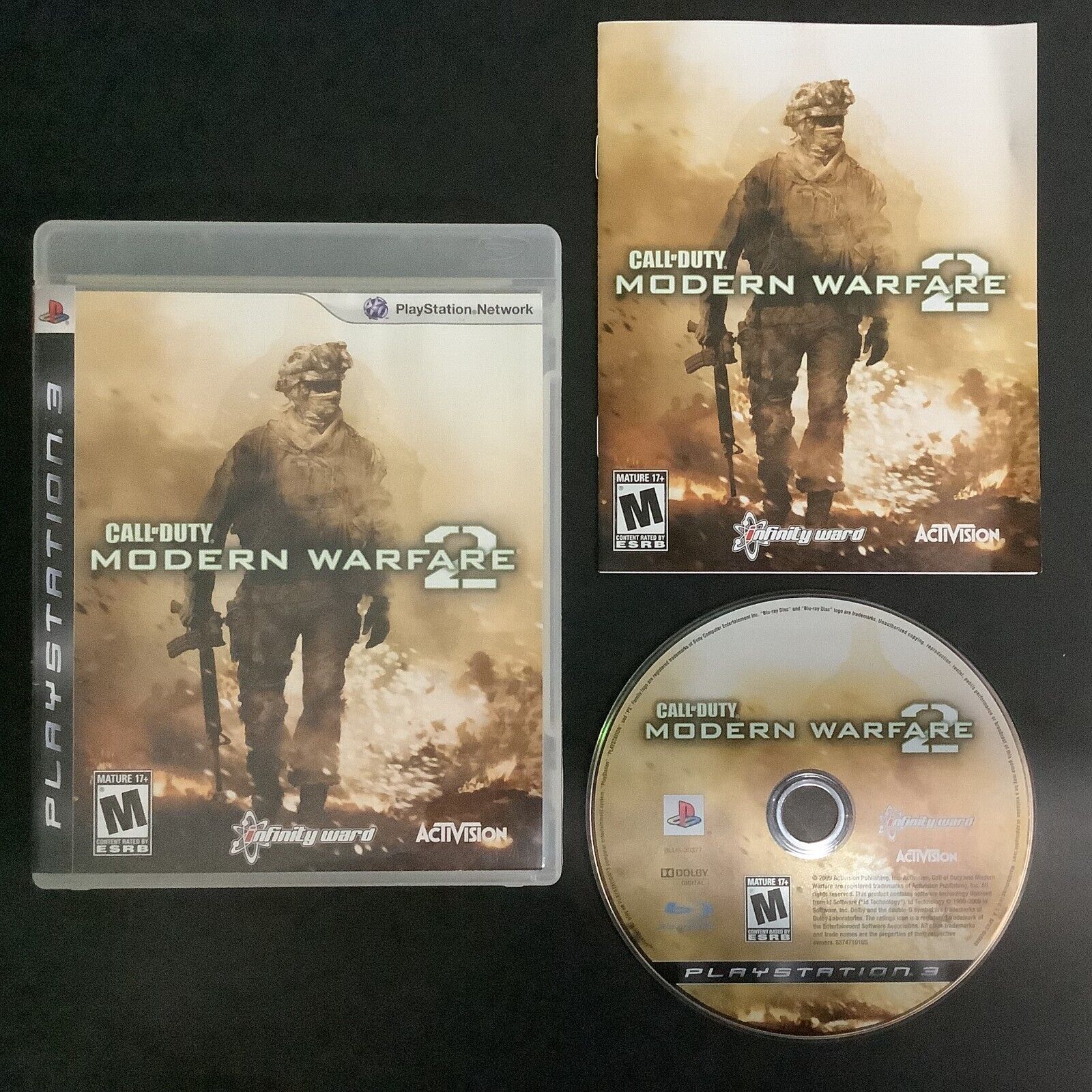 Call of Duty: Modern Warfare 2 (PlayStation 3 PS3, 2009) PS3