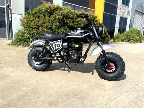 MB200 TrailMaster Hurricane Mini Bike Coleman Full sized Kids Adults Bike BLACK - Picture 8 of 12