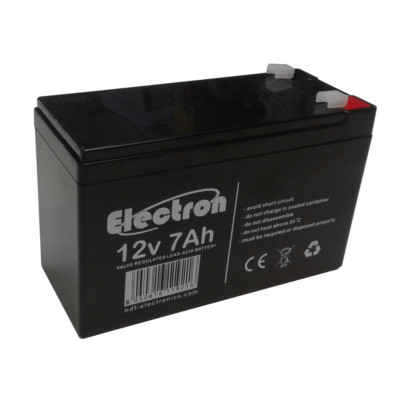 Batteria Ermetica Ricaricabile Al Piombo 12V Volt 7.5Ah 7,2 Ah 7 Ah Faston 4,8 - Foto 5