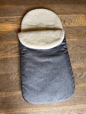 Kinderwagen Sitzeinlage / Fußsack - grau, guter Zustand - gebraucht in iCandy Peach