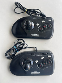 Sega Genesis Console 9 Game Bundle 2 Power Sticks 1 Controller Cables All Tested