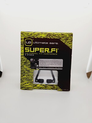 【希少】Ultimate Ears Super.fi 3 Studio イヤホン New! Ultimate Ears Super.fi 3 Studio Professional Earphones | eBay
