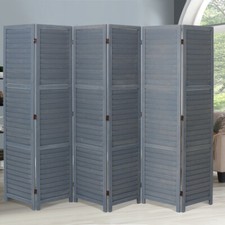 3/4/6 Panels Room Divider Screen Wall Folding Room Partition Separator Privacy