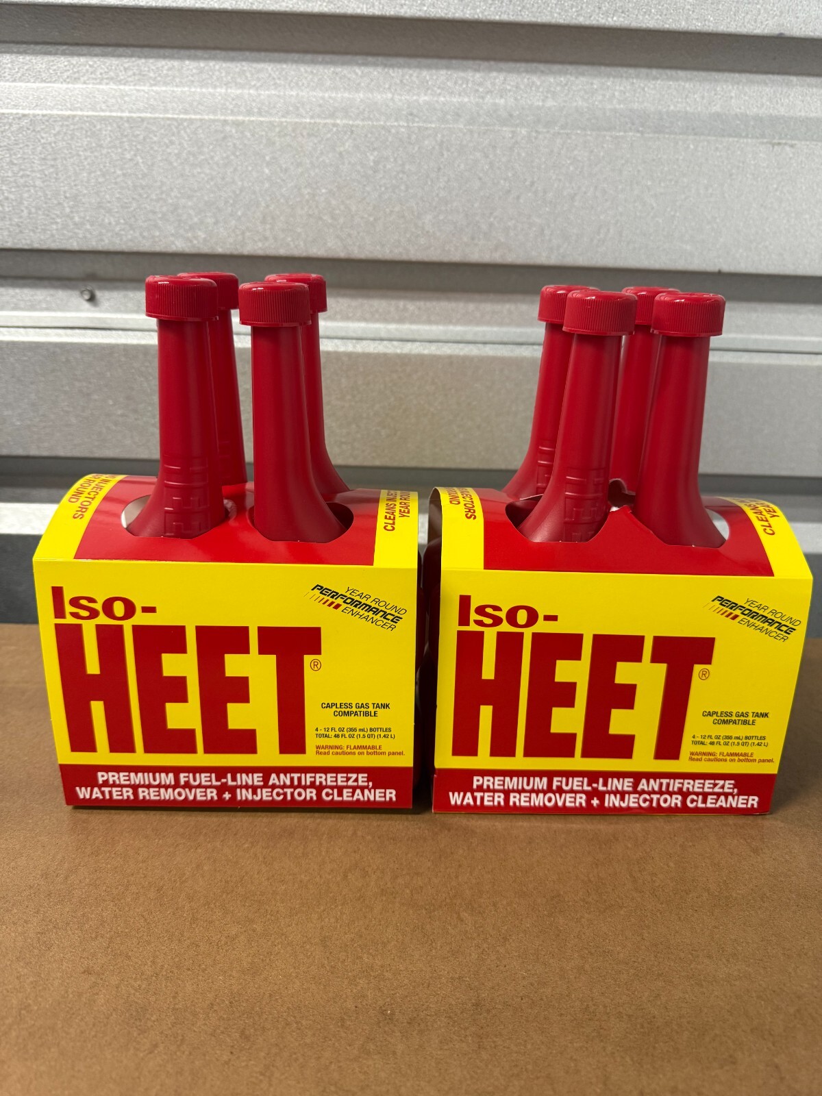 8pk ISO HEET Water Remover & Premium Fuel Line Antifreeze + Injector Cleaner-NEW