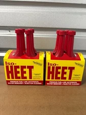 8pk ISO HEET Water Remover & Premium Fuel Line Antifreeze + Injector Cleaner-NEW