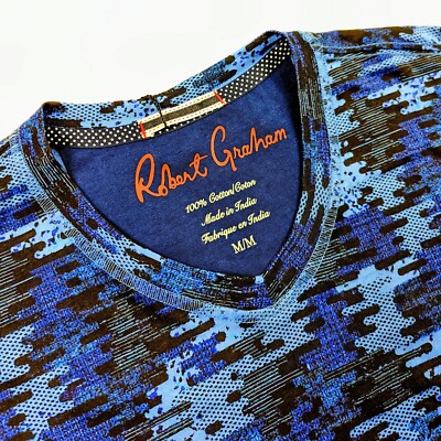 T-shirt Homme Robert Graham – Camouflage Digi – Taille L – Occasion Parfait état