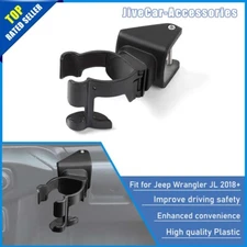 Cell Phone Holder Drink Water Cup Stand Bracket Mount Fit Jeep Wrangler JL 2018+