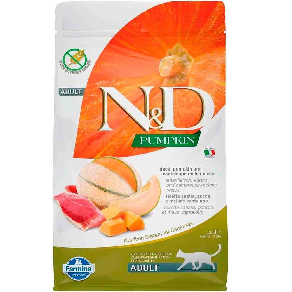 Farmina N&D Pumpkin Cat Anatra E Melone Cantalupo Adult Gr.300