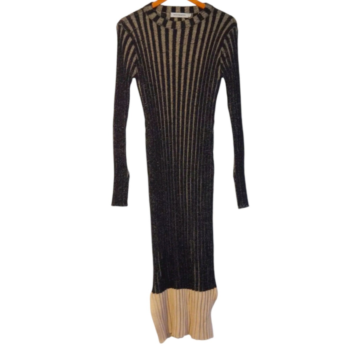 Nice Martin Size L Black & Beige 100% Cotton Thick Ribbed Knit Body Con Dress | eBay Australia Nice Martin Size L Black & Beige 100% Cotton Thick Ribbed Knit Body Con Dress | eBay Australia