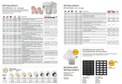 Lindner Münzkapseln Für Münzen 14–50 Mm – Wählbare Stückzahlen (10 Stück, 47 Mm)