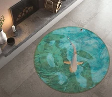 3D Clear Water Small Shark NBC495211 Game Rug Mat Elegant Photo Carpet Mat Romy