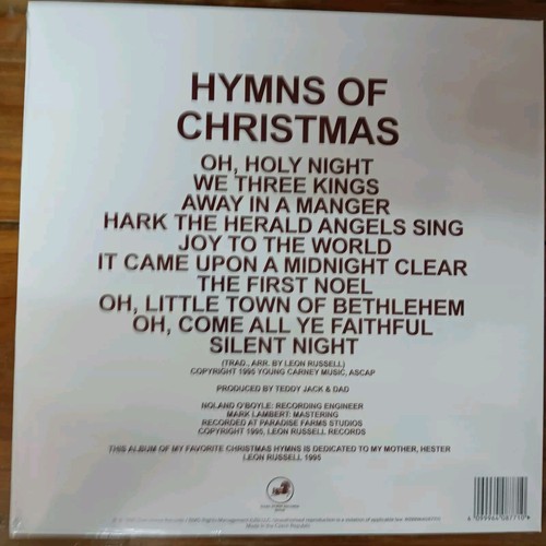 LEON RUSSELL Hymns Of Christmas *RSD Black Friday 24** LP sealed GREEN VINYL NEW - 第 3/3 張圖片