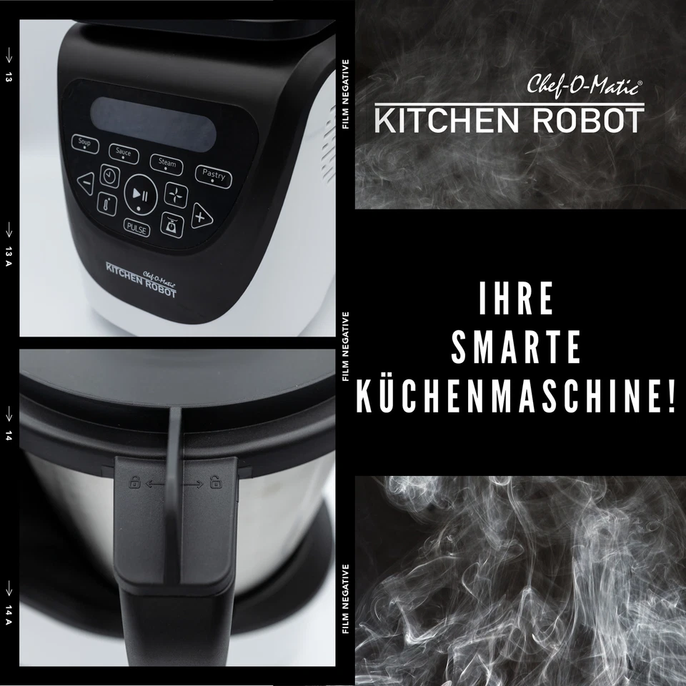Küchenmaschine mit Kochfunktion - Mixer - Dampfgarer Chef O Matic Kitchen Robot - Bild 4 von 4