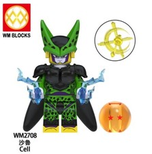 2 inch Custom Dragon Ball Z Perfect Cell Minifigure New/Mint