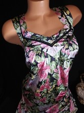 vtg satin BABYDOLL BUTTER SOFT NYLON Nightie nightgown gown Cottagecore 46"