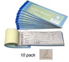 Rent Receipt Money Invoice Payment Cash Check Duplicate 50 sets Forms Carbonless