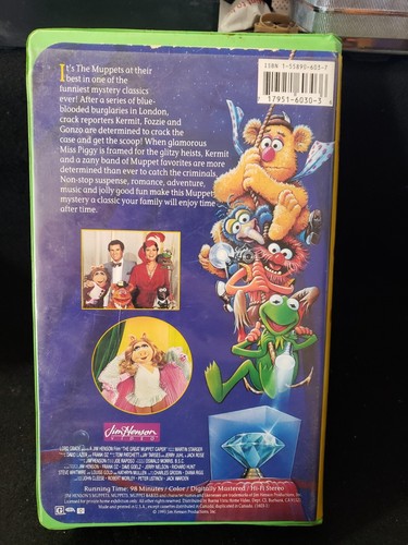 The Great Muppet Caper VHS 1993 Clamshell Release Jim Henson - Picture 2 of 2