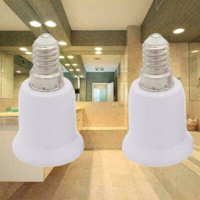 E14 To E27 Base Screw Light Lamp Holder Adapter Socket Bulb эю B4H2