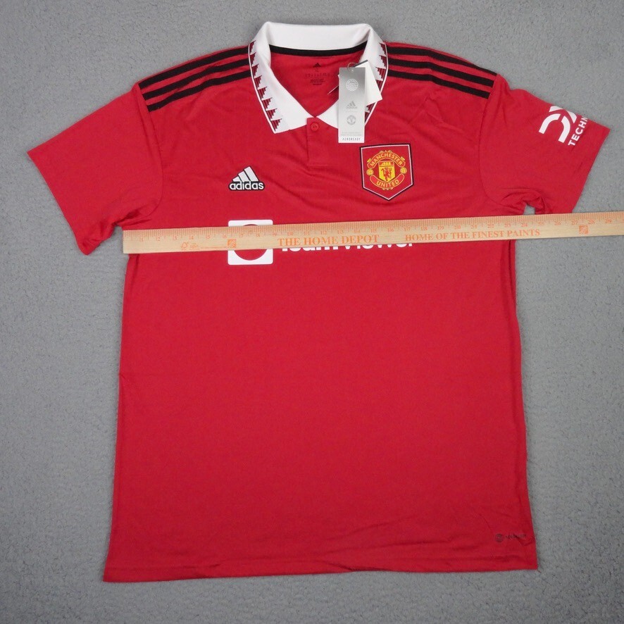 Adidas Manchester United Soccer 2022/23 Men's Size XL Home