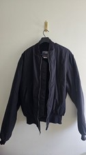 Nap-Line Made In USA Bomber Jacket XL Tall Navy Zip Flight Vintage MA-1 style