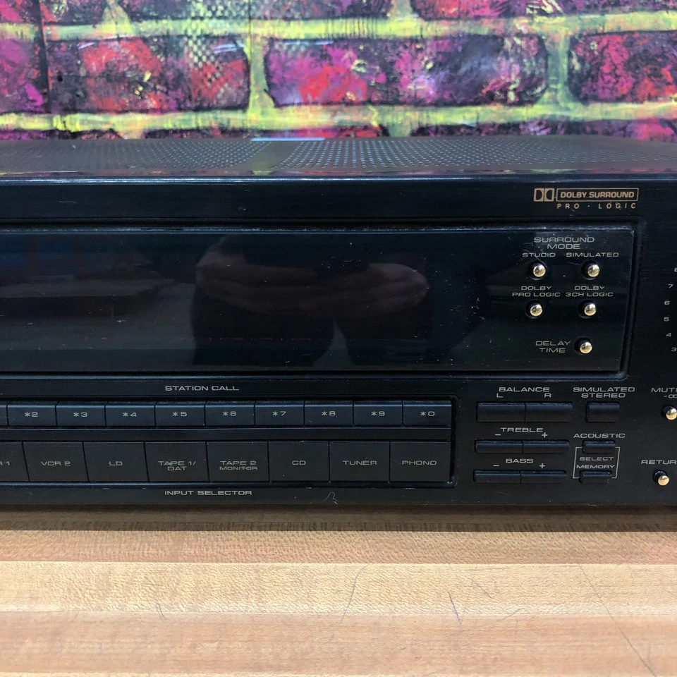 Vintage Pioneer VSX-451 Dolby ProLogic Audio/Video Stereo Receiver (WORKS) - Image 3 of 4