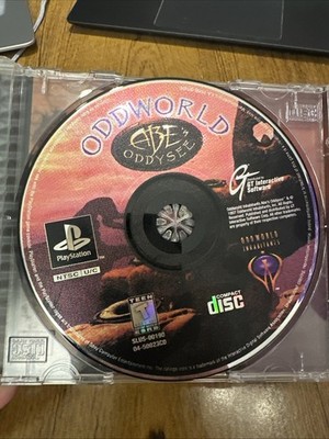 Oddworld Abe's Oddysee Sony PlayStation 1 PS1 Black Label