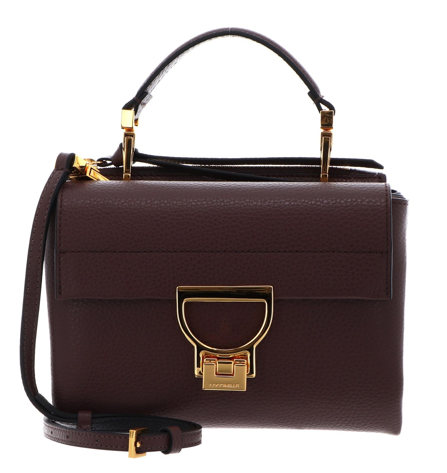 COCCINELLE cross body bag Arlettis Handbag Grainy Leather Berry