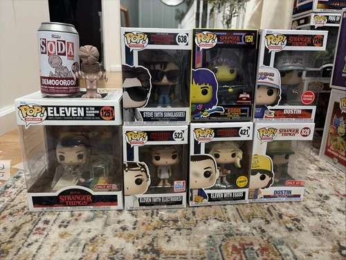 Funko Stranger Things Vinyl Figure Lot Of 8