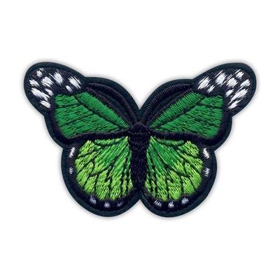 PATCHION Schmetterling Grün Big - Bestickt Abzeichen Patch